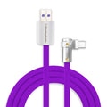 FlexElbow 90 Degree 120W Fast Charging USB C Cable - Right Angle