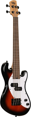 Solid Body 4-String Tobacco Burst Fretless UBASS - Compact Fretless