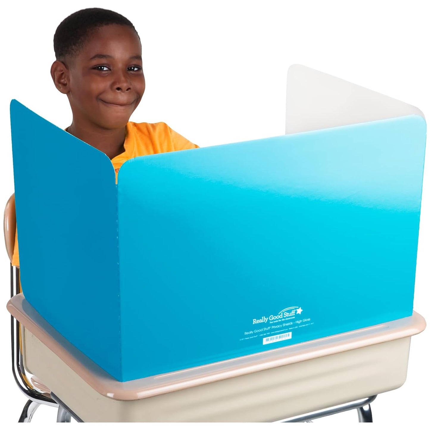 Really Good Stuff Large Privacy Shield Set of 12 Turquoise