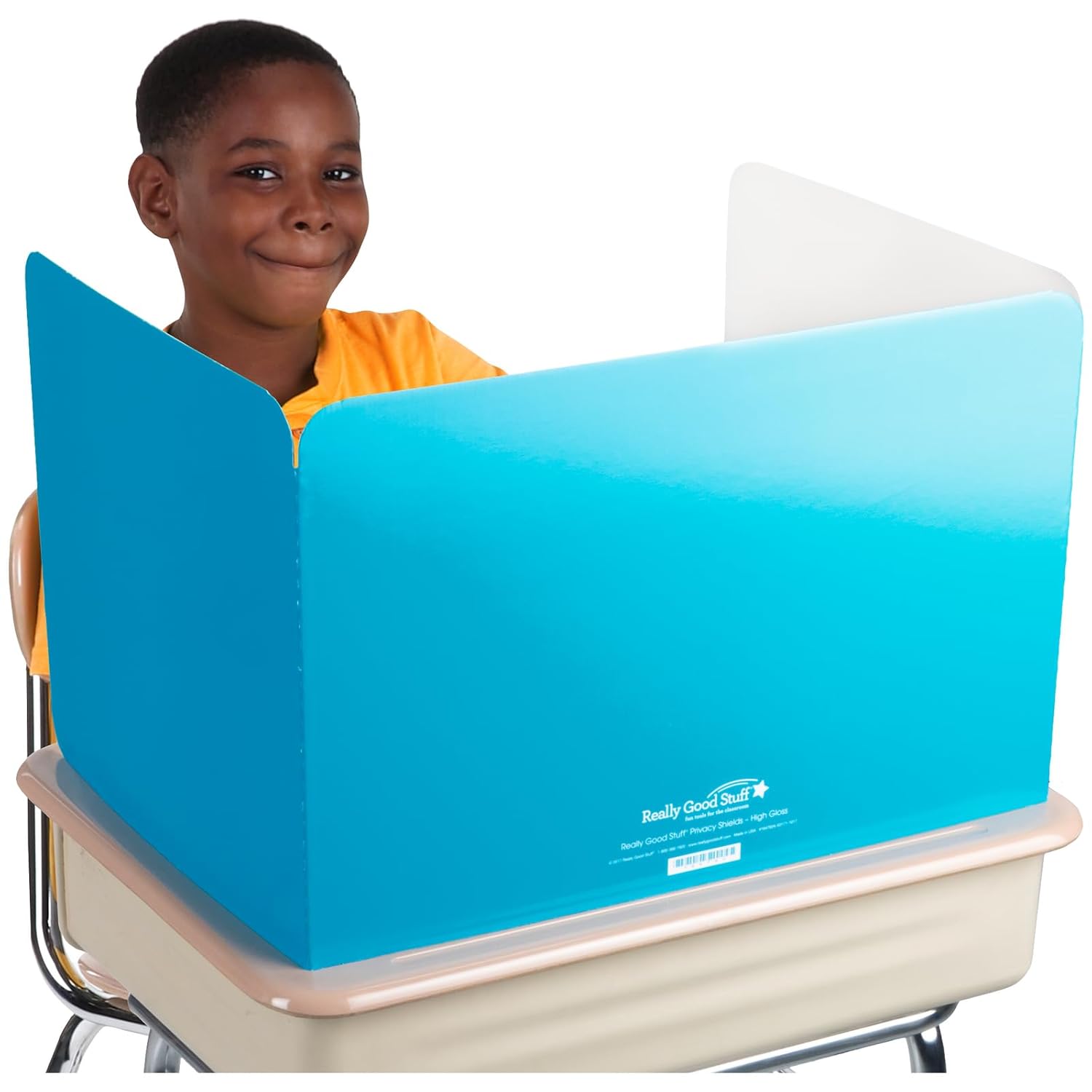 Really Good Stuff Large Privacy Shield Set of 12 Turquoise