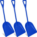 Frienda 3 Piece Plastic Snow Shovel 43 x 14 in - Heavy Duty Set