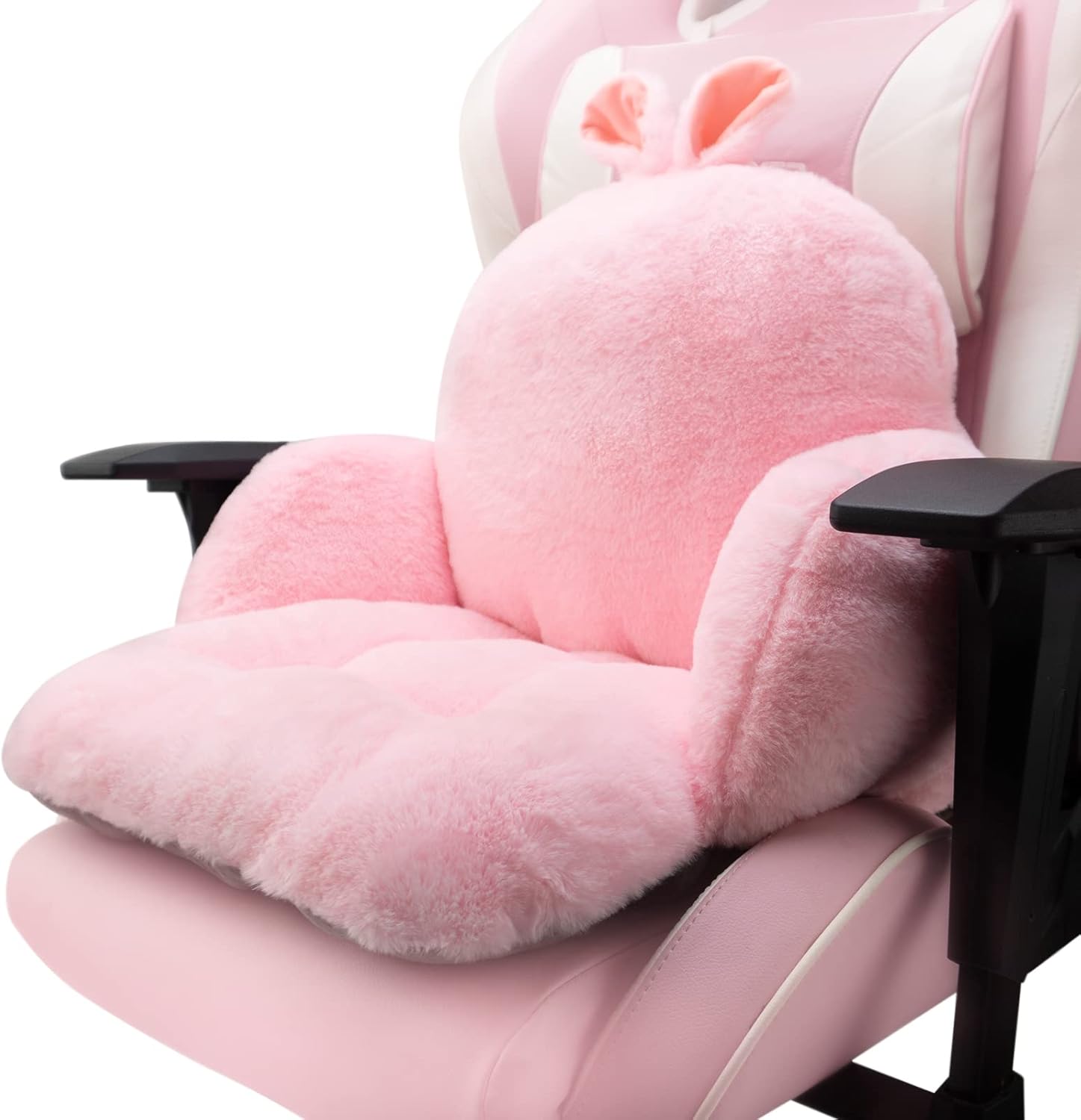Cute Chair Cushion for Office Desk and Gaming Chairs, Pink