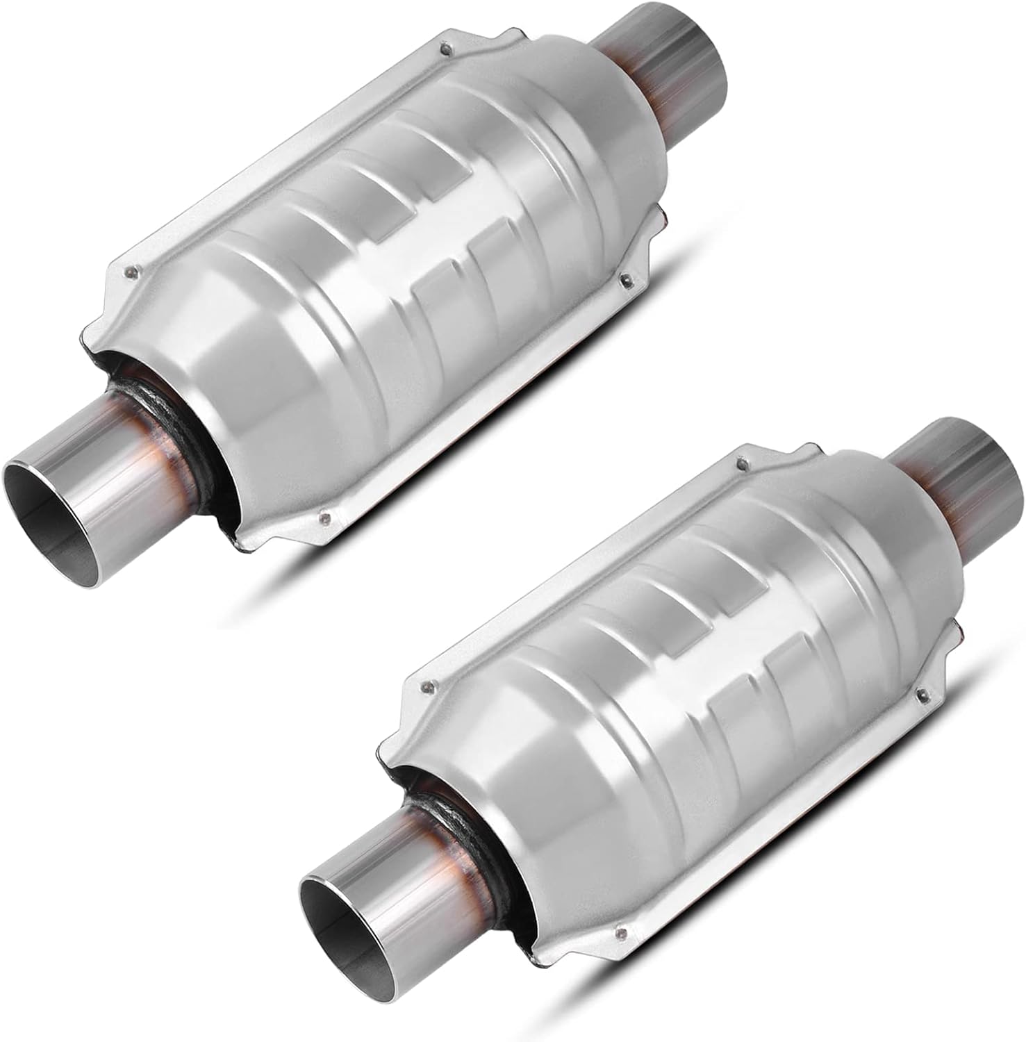 Universal Catalytic Converter with Heat Shield for Vehicles