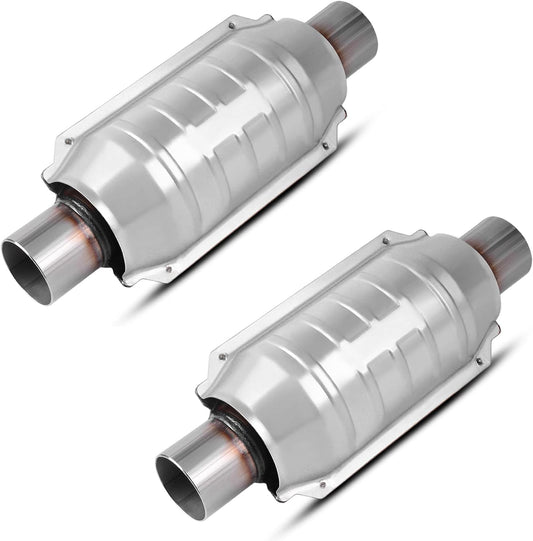 Universal Catalytic Converter with Heat Shield for Vehicles