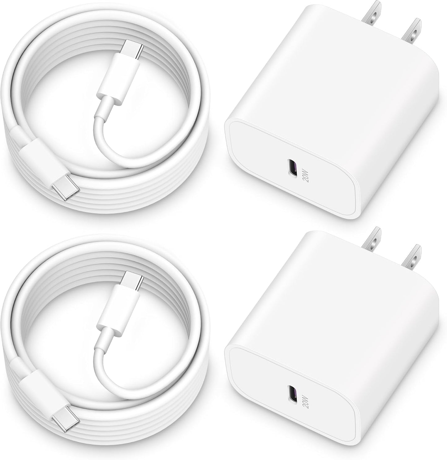 Fast Charge AirPods & Devices with LUOSIKE 20W USB C Charger Duo