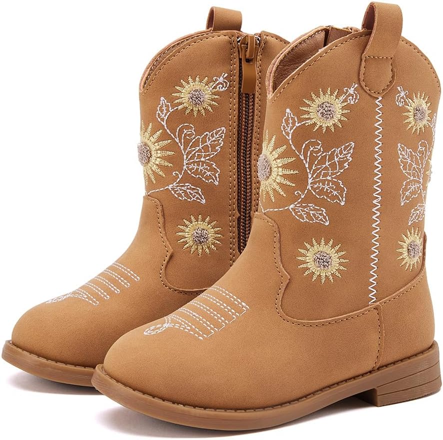 Toddler Girls Cowgirl Boots for All Seasons - Stylish Comfort