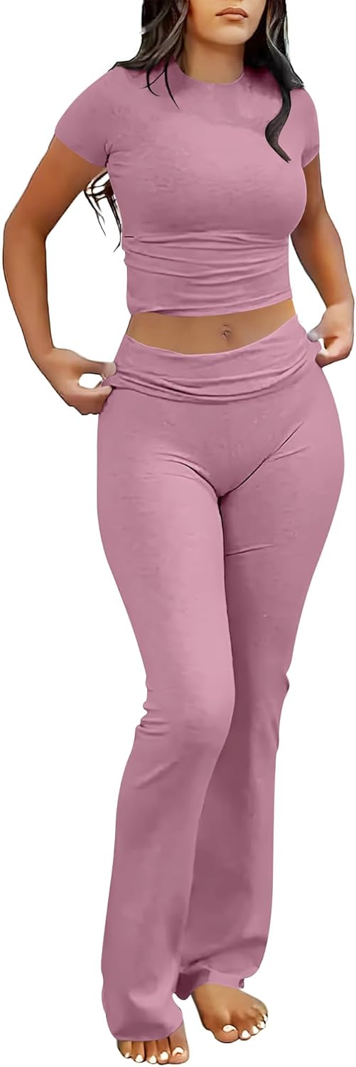 ANRABESS Lounge Sets for Women - Stylish 2 Piece Yoga Outfit