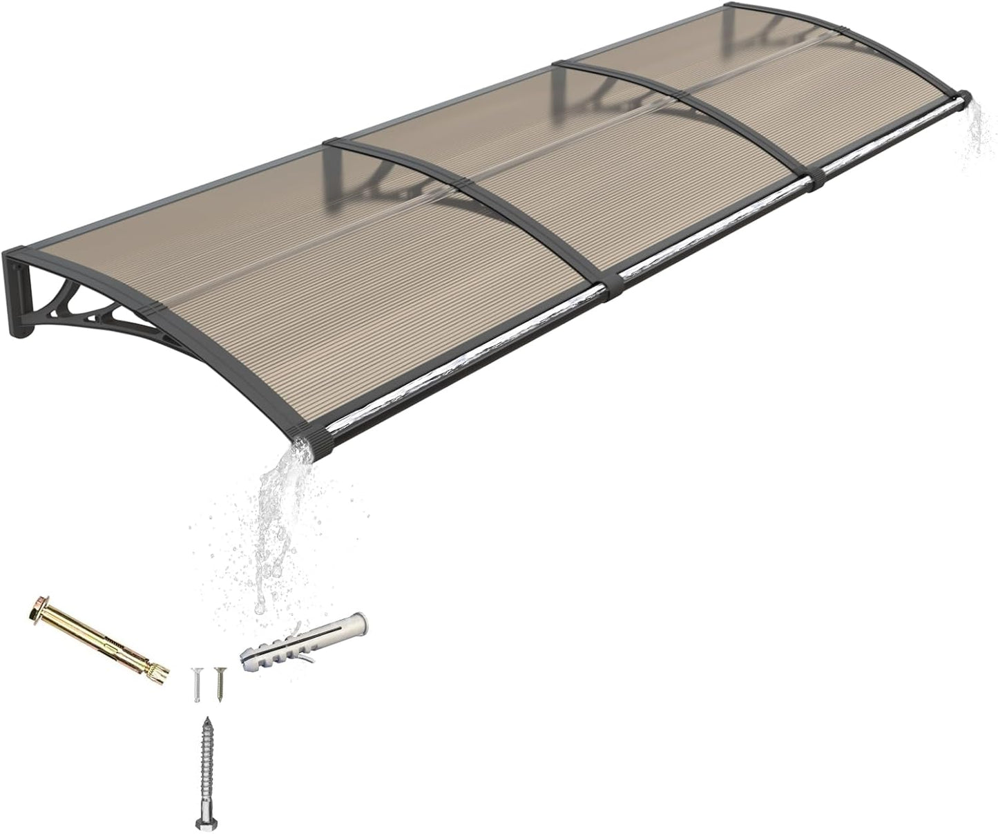 Door Entrance Awning 40x120 in for All-Weather Protection