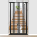 51.18in Extra Tall Pet Gate 29.6-32.6in Wide - Secure Cat & Dog