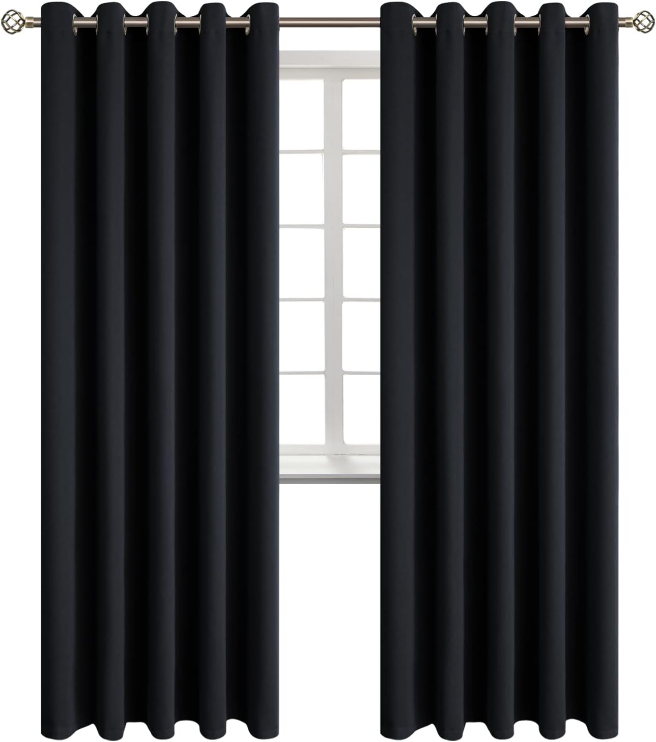 BGment Blackout Curtains - Thermal Insulated Room Darkening Panels