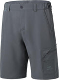 10.5 Mens Fishing Cargo Shorts Quick Dry UPF 50+ - Durable Pockets