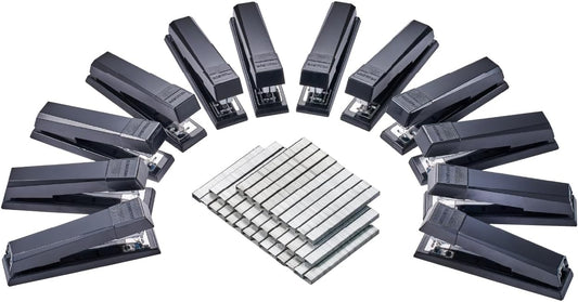 Bostitch Office Stapler Pack of 12 with No-Jam Technology