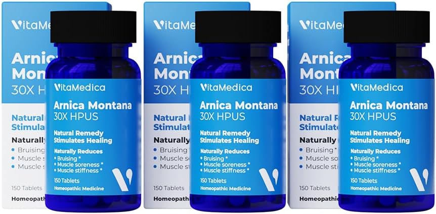 VitaMedica Arnica Montana 30X Tablets for Bruising Pain Relief