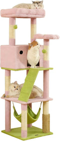 65-Inch Flower Cat Tree for Large Cats - Multi-Cat Haven