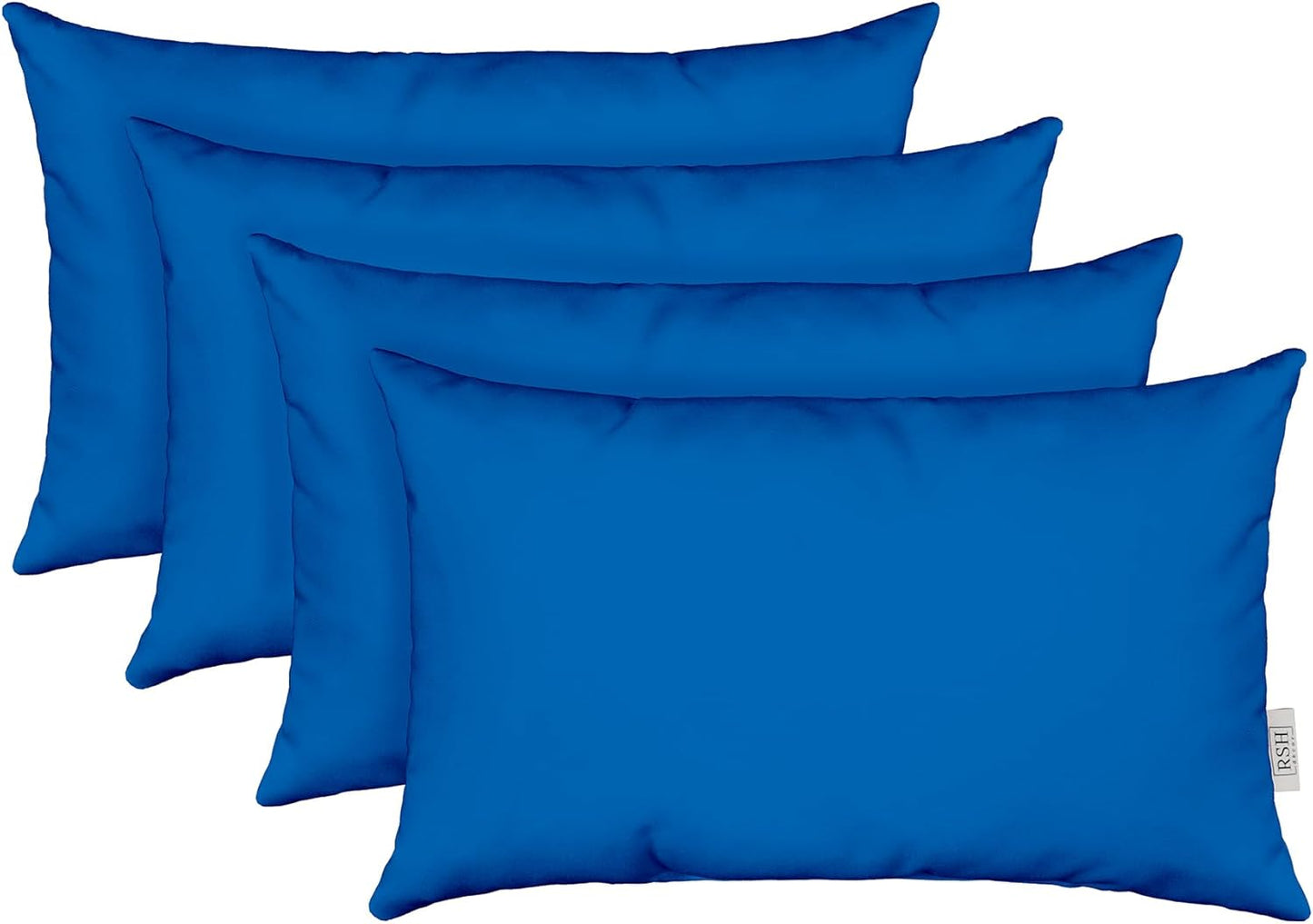 Sunbrella Lumbar Throw Pillows Set of 4 for Outdoor Comfort