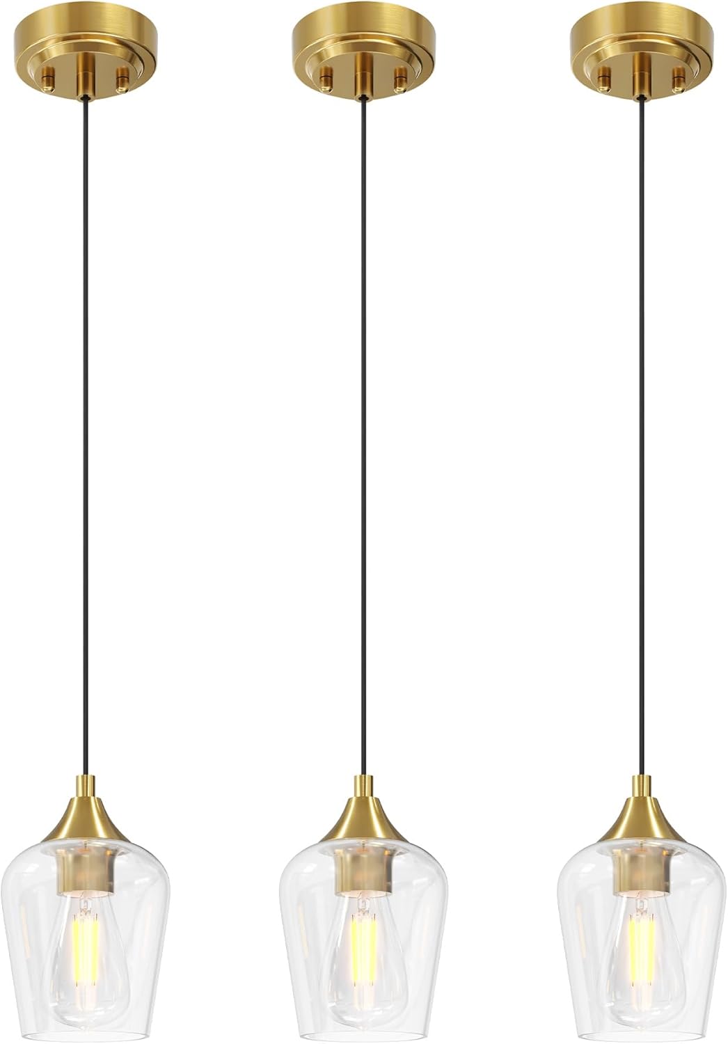 VONLUCE Pendant Lights Kitchen Island for Modern Illumination