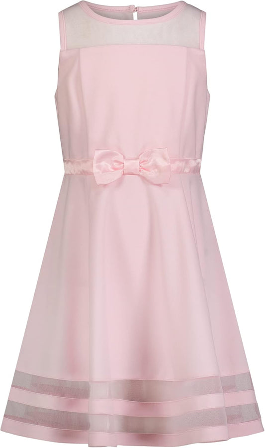 Calvin Klein Girls' Sleeveless Party Dress with Fit and Flare Style