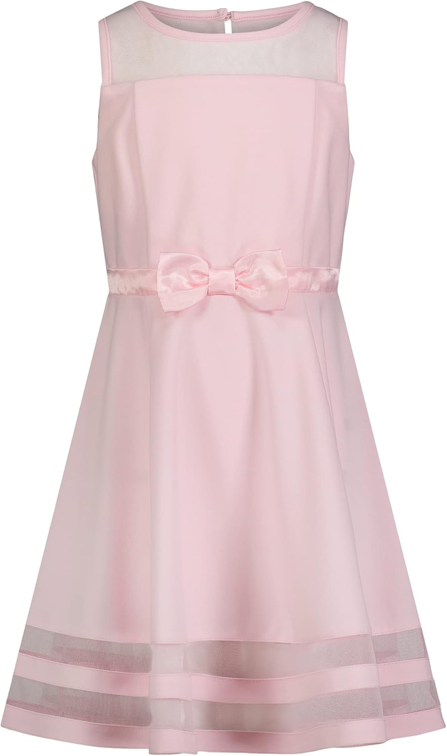 Calvin Klein Girls' Sleeveless Party Dress with Fit and Flare Style