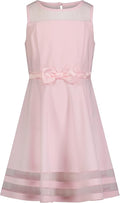 Calvin Klein Girls' Sleeveless Dress Ideal for Formal Occasions