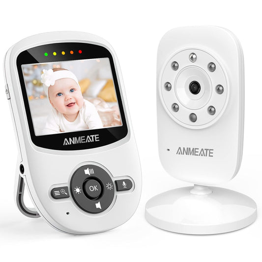 ANMEATE Digital Video Baby Monitor: 960ft Range, 2-Way Talk, Night Vision