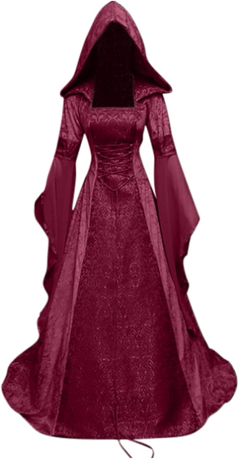 Gothic Dress for Women - Medieval Corset Halloween Costume