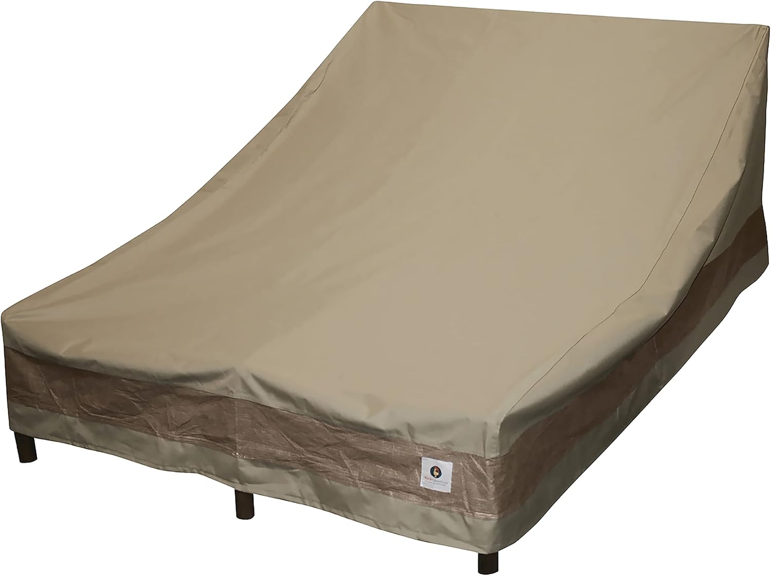 DUCKCOVERS Elegant Waterproof 82 Inch Double Wide Patio Cover