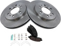 TRQ Front Brake Pad & Rotor Kit Compatible with 2009 Ford F-150