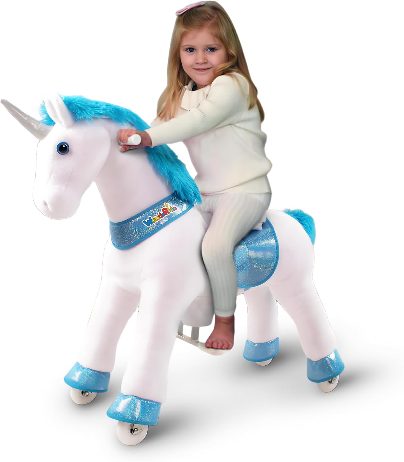 WondeRides Ride on Unicorn Pony Cycle for Kids 4-9 Years Old