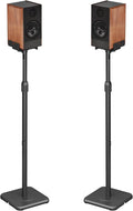Universal Speaker Stands Pair Height Adjustable 33.8 to 44.4 in