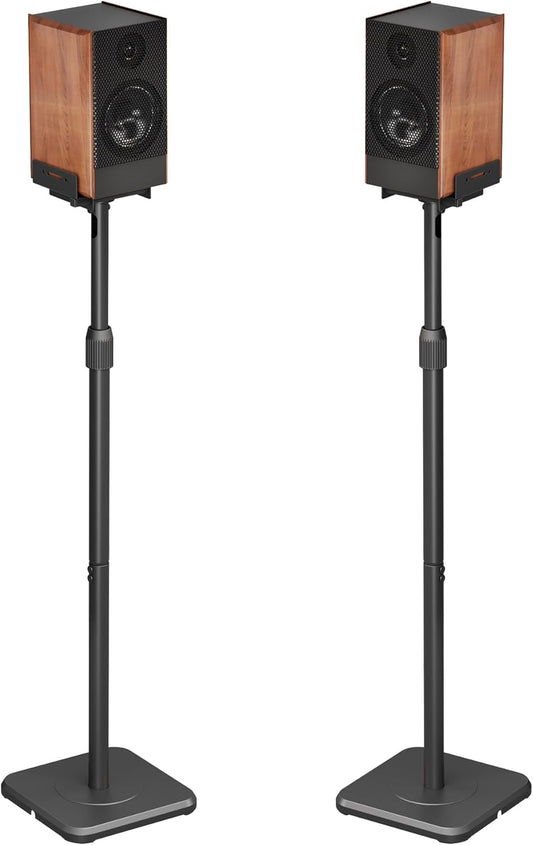 Adjustable Surround Sound Speaker Stands for Bose/JBL/Sony - 2 Pack