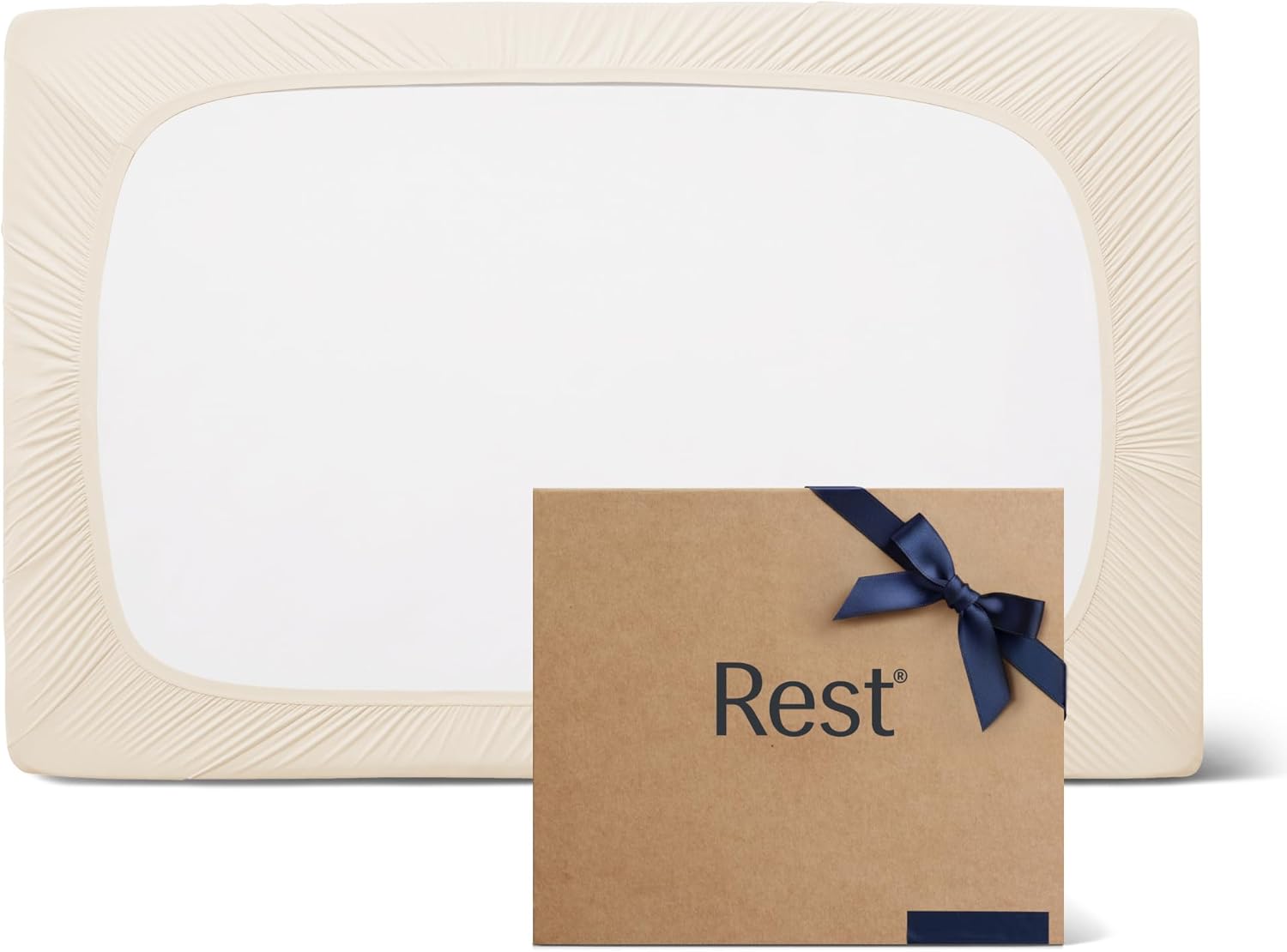 Evercool+ Fitted Sheet for Twin Size, Snow Ivory, 13in Deep