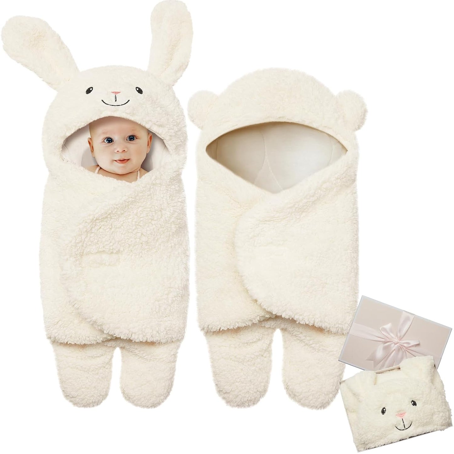 Riyiper Twin Baby Swaddle Set - Perfect for Newborn Sleep