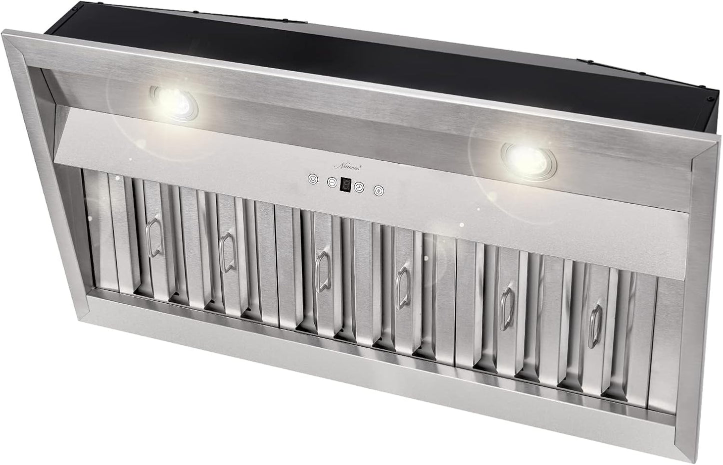 Akicon 36 Inch Stainless Steel Range Hood with Powerful Vent Motor