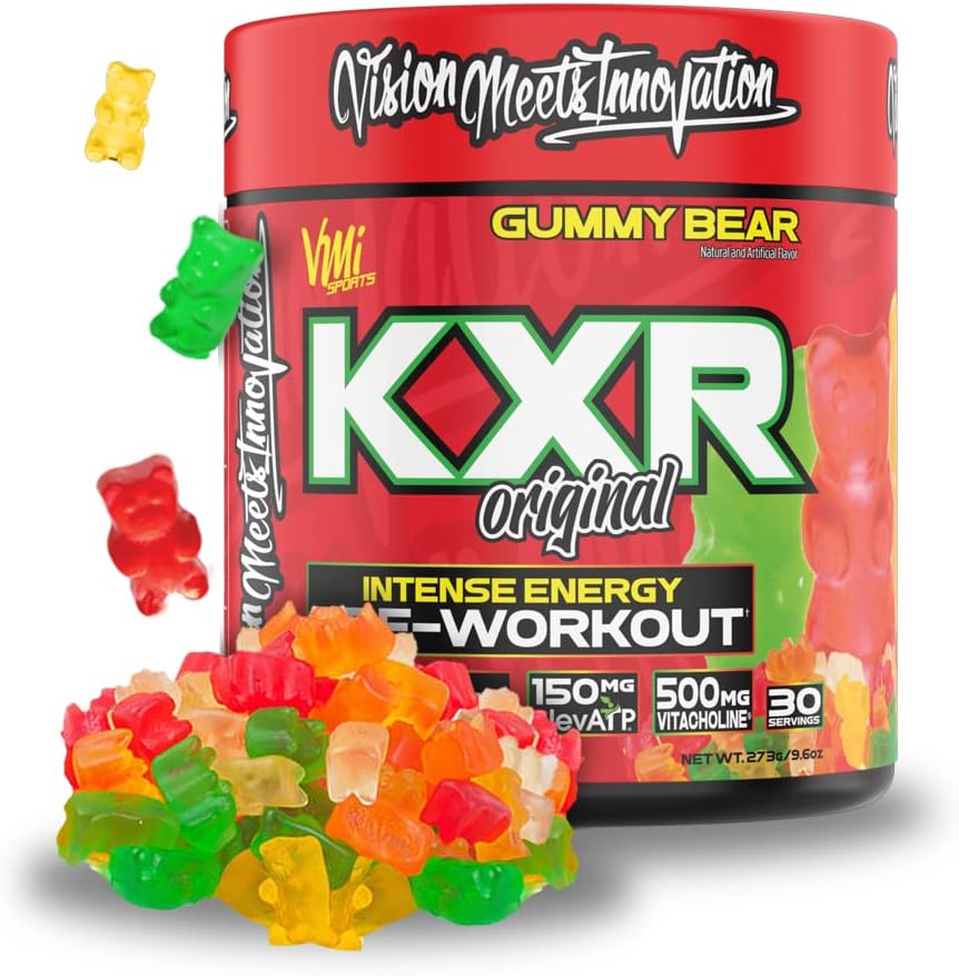 KXR Pre-Workout Energy Powder for Intense Focus and Endurance