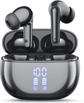 YAQ Wireless Earbuds Bluetooth Headphones - 40H Playtime Dark Gray