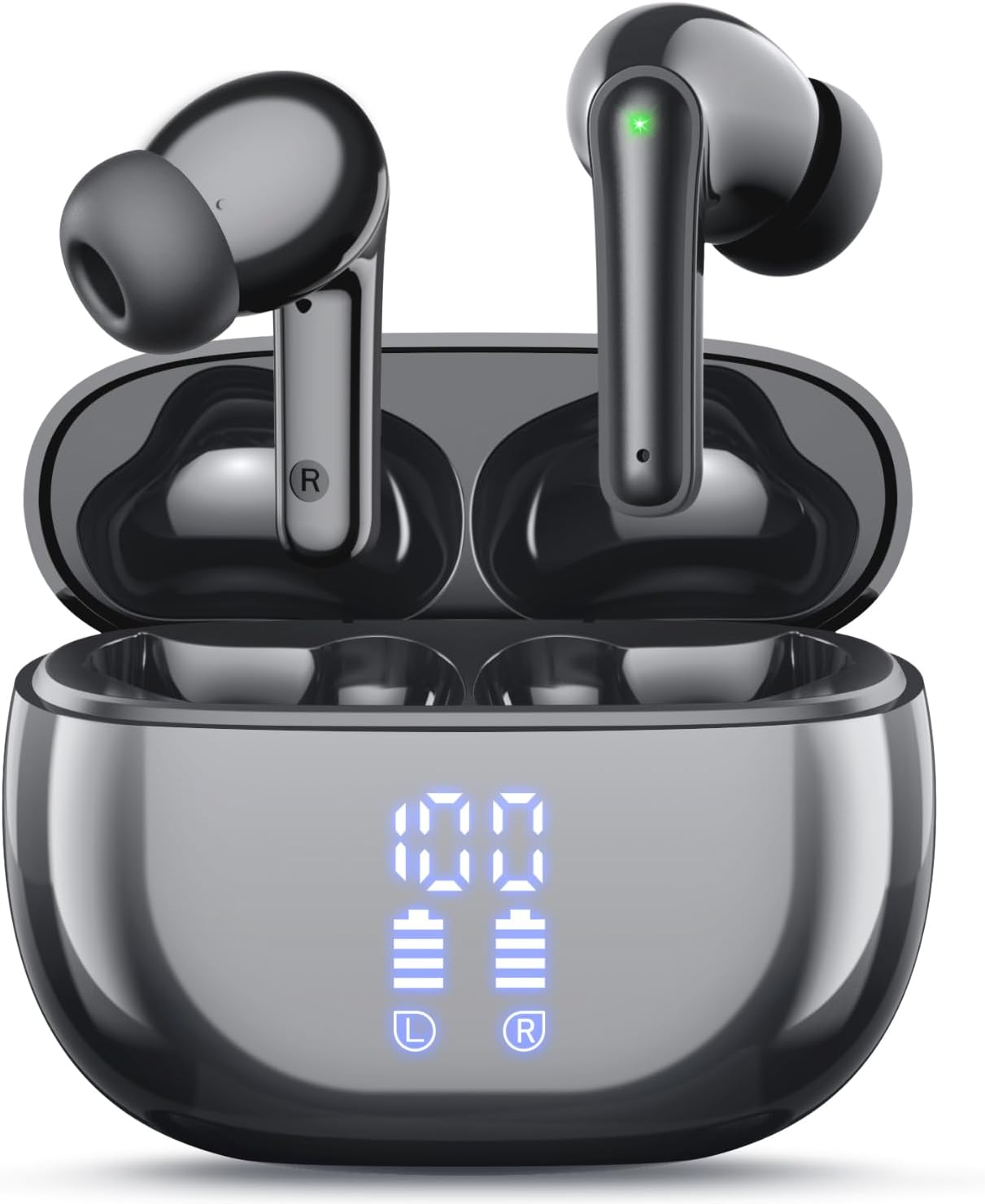 40H Playtime Wireless Earbuds with LED Display