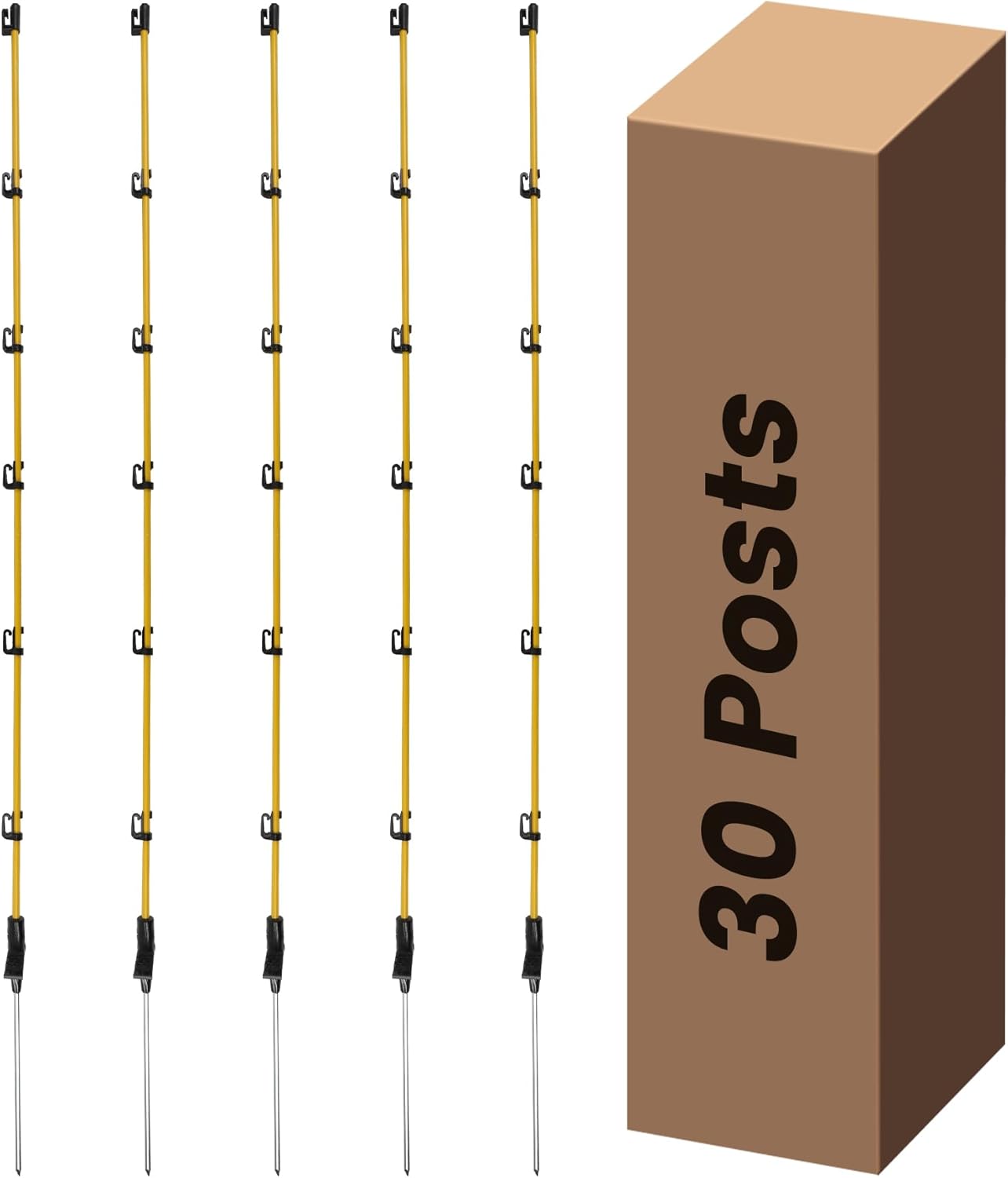 Fiberglass Fence Posts 50in - Durable Electric Fence Solution