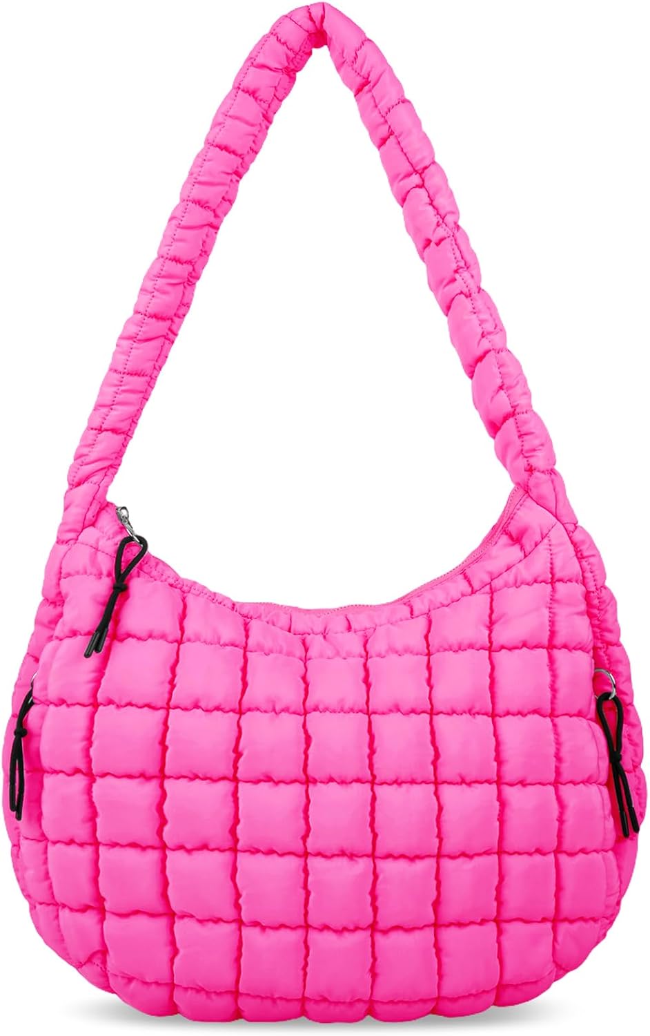 Quilted Puffer Tote Bag for Women - Stylish Lightweight Carryall