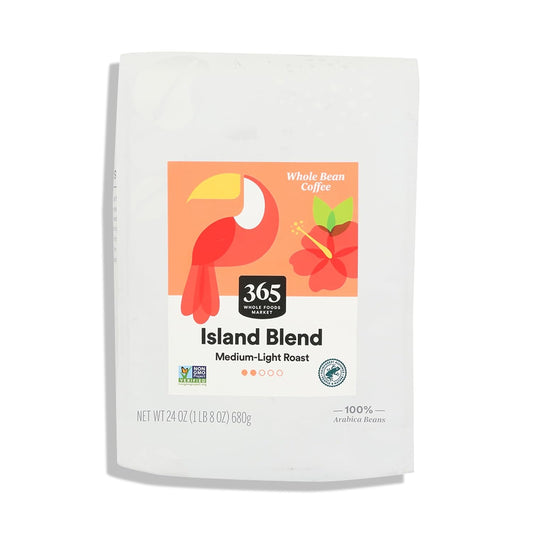 365 Island Blend Ground Coffee, 24 OZ: Rich Taste!