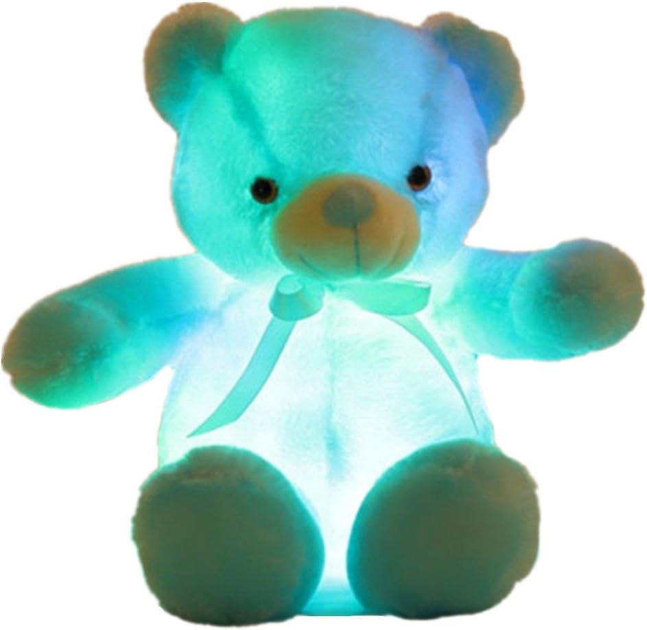 Glowing LED Teddy Bear Plush Toy - Sparkle in the Dark!