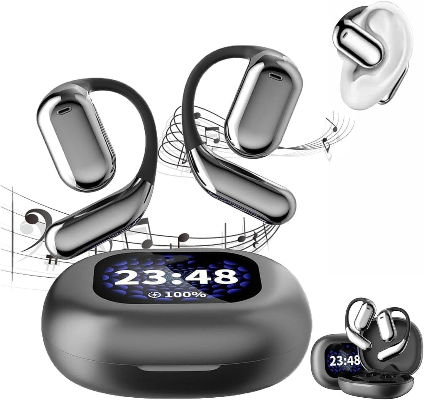 AI Translator Earbuds: 150 Languages, Wireless Bluetooth, Noise-Canceling