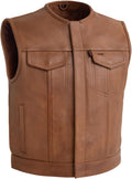 Lowside Club Style Motorcycle Vest - Shorter, Comfortable Fit