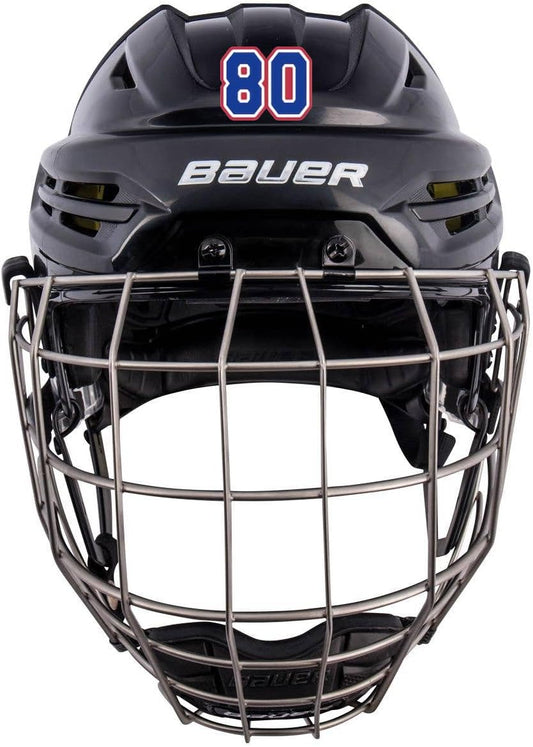 Custom Player Helmet Numbers | Unique Personalization