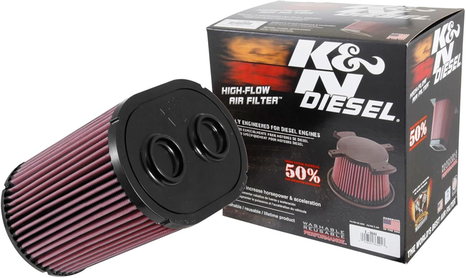 K&N High-Flow Engine Air Filter for Ford F-Series Trucks
