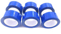 Blue Carton Sealing Tape Packing Tape 2 in x 110 yd (6 Rolls) - Heavy