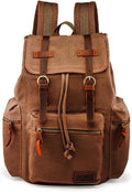 Vintage Canvas Backpack Daypack for 15in Laptop - Casual Travel