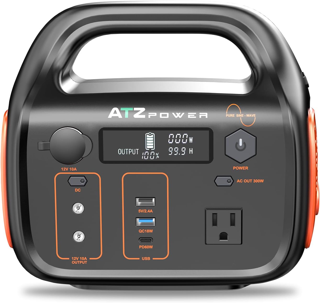 ATZ POWER: Portable Solar Generator with AC Outlet - Reliable Power Anywhere!