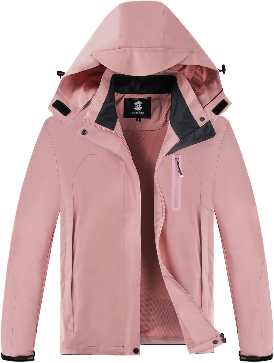 Womens Waterproof Rain Jacket Lightweight Active Outdoor Raincoat