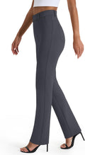 AFITNE Women's Dress Pants Stretchy Straight Leg Yoga Work Slacks Soft