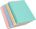 Yansanido Spiral Notebook A5 4-Pack - Thick Plastic Hardcover Set